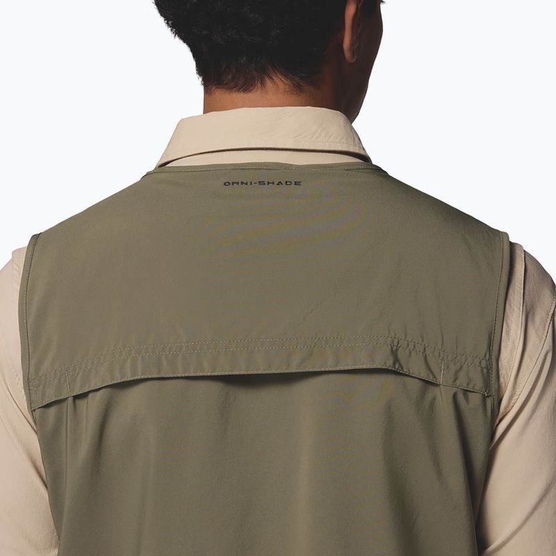 Mъжки елек за трекинг Columbia Silver Ridge Utility stone green 7