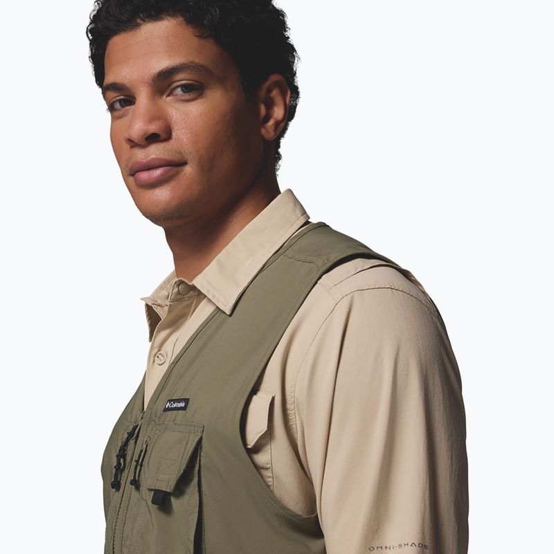 Mъжки елек за трекинг Columbia Silver Ridge Utility stone green 8