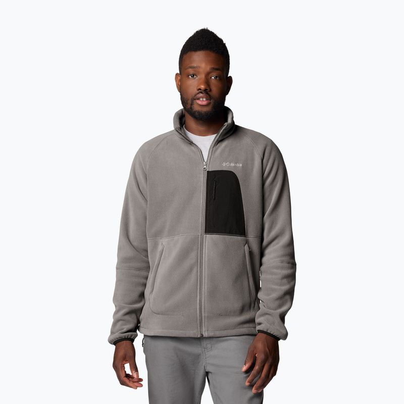 Мъжки поларен суитшърт Columbia Rapid Expedition II Full Zip Fleece city grey/shark