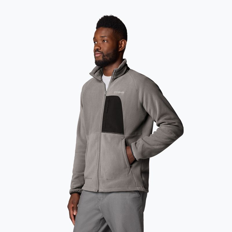 Мъжки поларен суитшърт Columbia Rapid Expedition II Full Zip Fleece city grey/shark 4