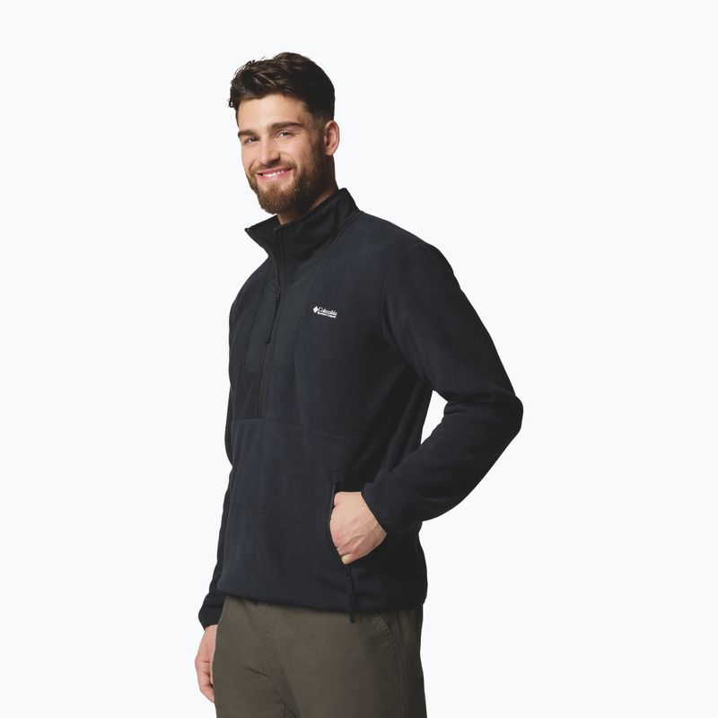 Мъжки суитшърт Columbia Sequoia Grove Half Zip Fleece black 4