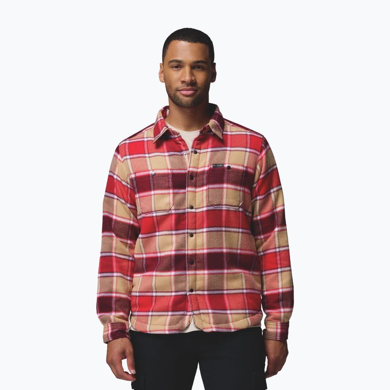 Мъжка риза Columbia Windward II rich wine trapper windowpane