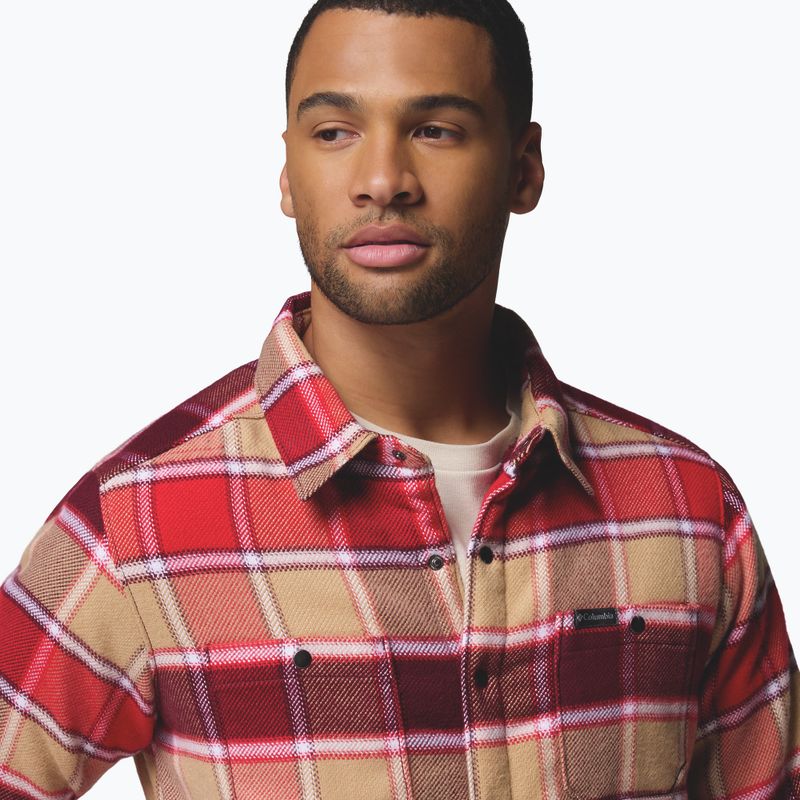 Мъжка риза Columbia Windward II rich wine trapper windowpane 6