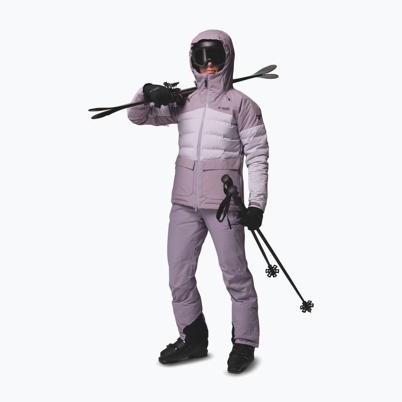 Дамско скиорско яке Columbia Glacier Ridge Down shale purple/lavender pearl 2