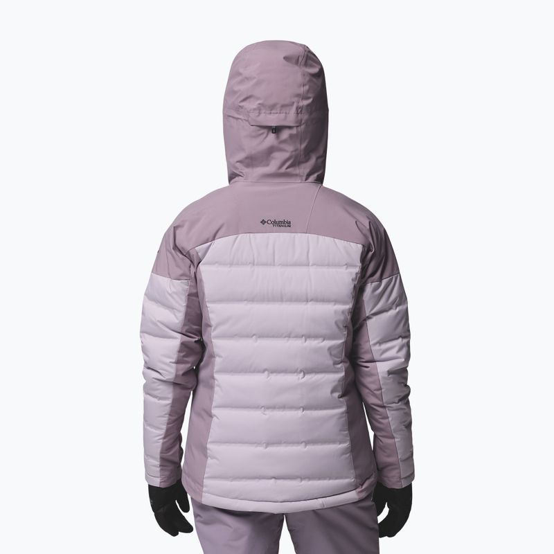 Дамско скиорско яке Columbia Glacier Ridge Down shale purple/lavender pearl 3