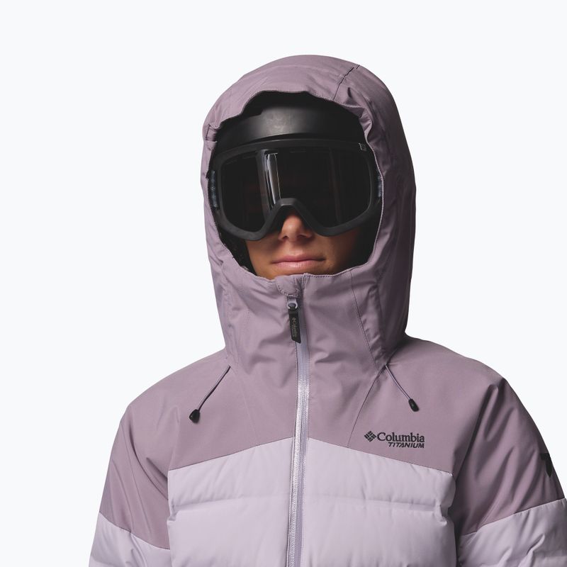 Дамско скиорско яке Columbia Glacier Ridge Down shale purple/lavender pearl 5