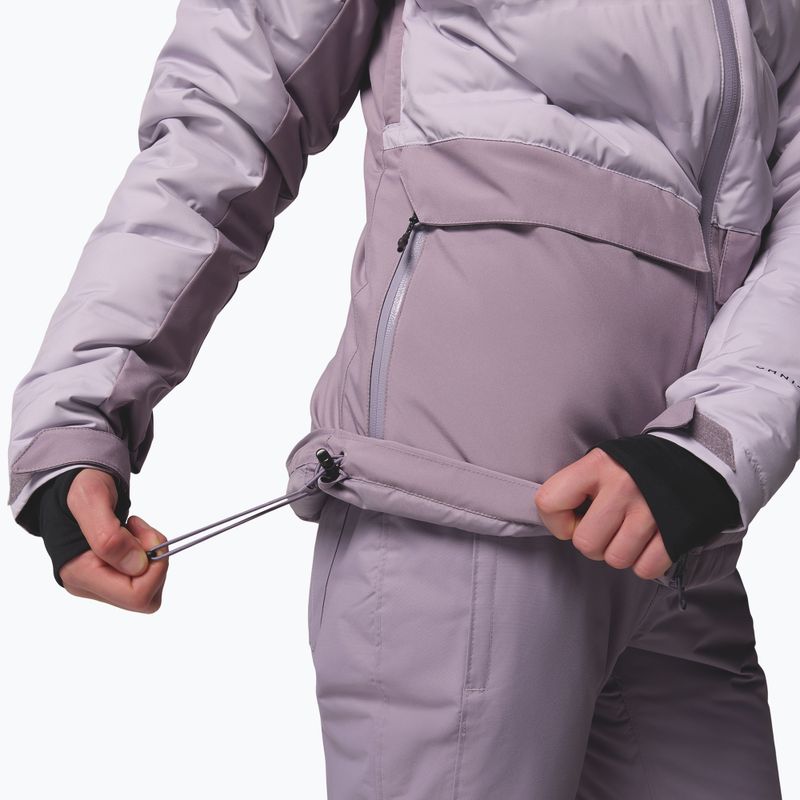 Дамско скиорско яке Columbia Glacier Ridge Down shale purple/lavender pearl 10