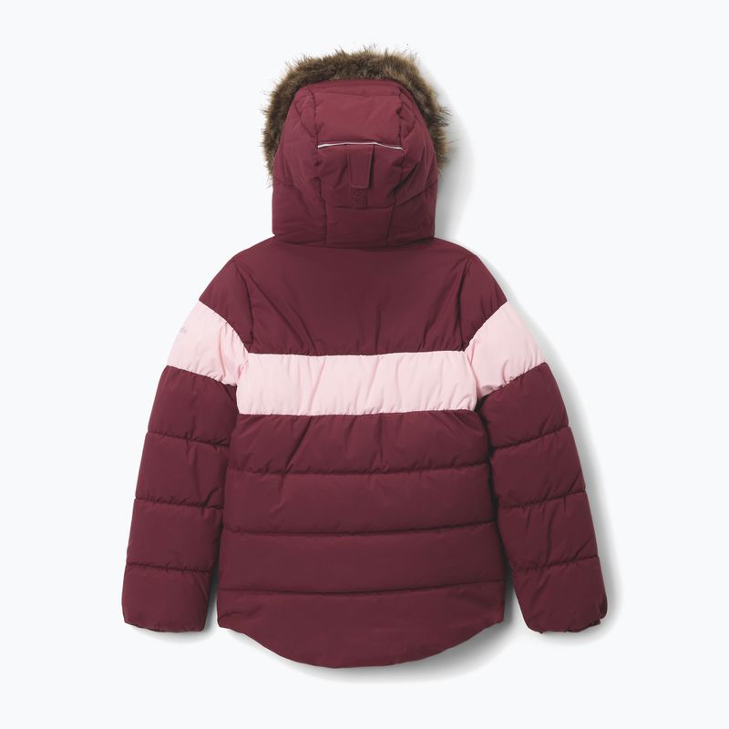 Детско скиорско яке Columbia Arctic Blast III rich wine/satin pink 2