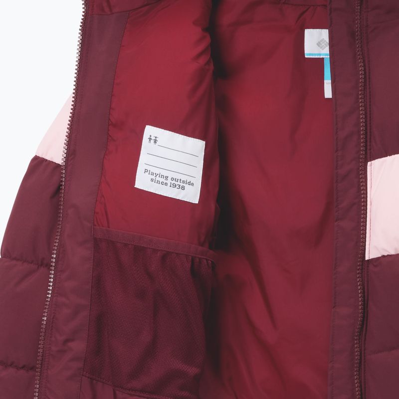 Детско скиорско яке Columbia Arctic Blast III rich wine/satin pink 3