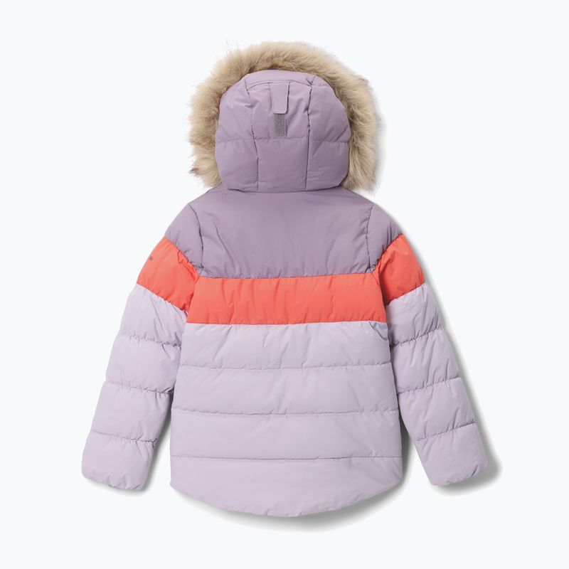 Детско скиорско яке Columbia Arctic Blast III lavender pearl/zing/shale purple 2