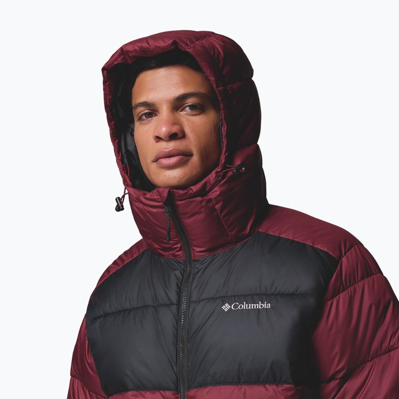Мъжко подплатено яке Columbia Pike Lake II Hooded rich wine/black 6