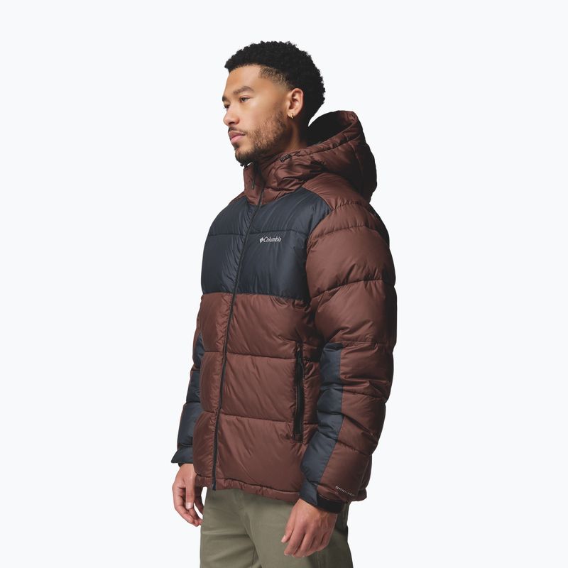 Мъжко подплатено яке Columbia Pike Lake II Hooded tobacco/black 4