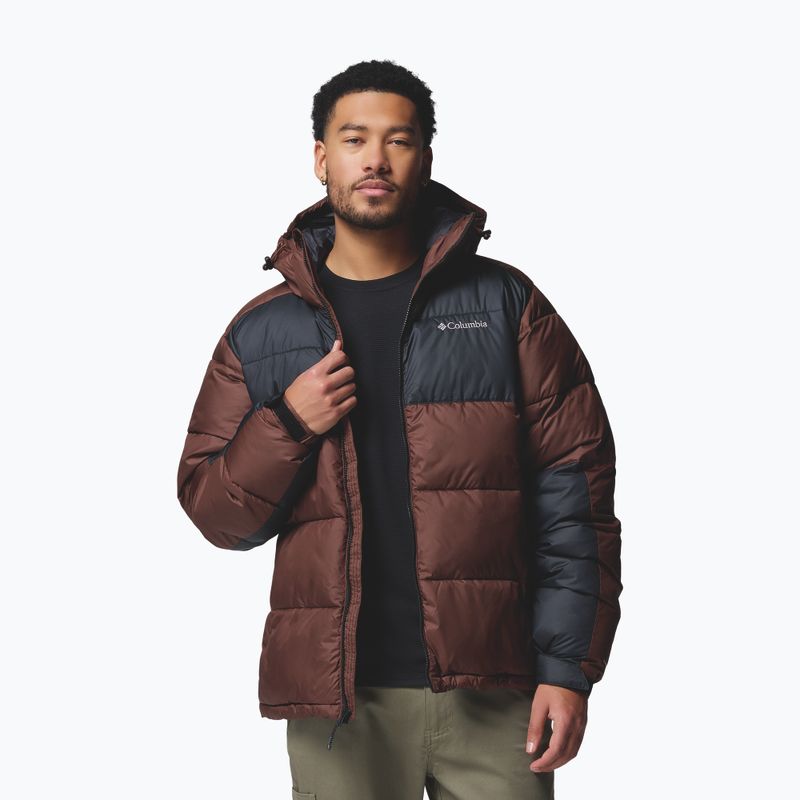 Мъжко подплатено яке Columbia Pike Lake II Hooded tobacco/black 5