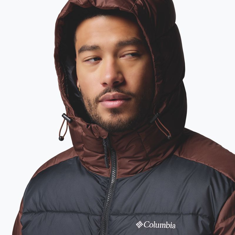 Мъжко подплатено яке Columbia Pike Lake II Hooded tobacco/black 7