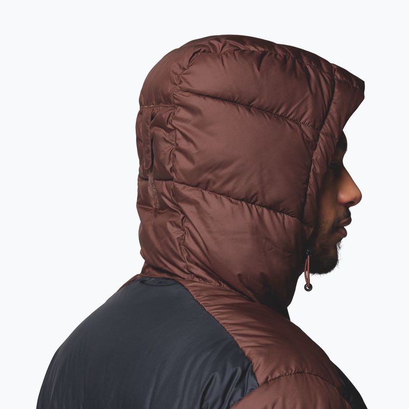 Мъжко подплатено яке Columbia Pike Lake II Hooded tobacco/black 8