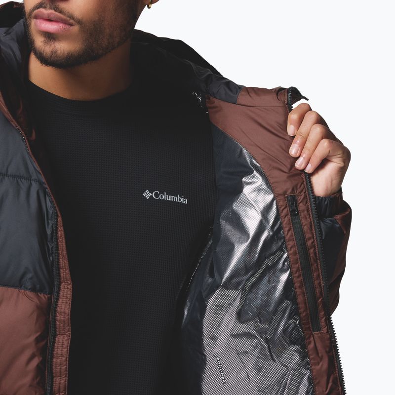 Мъжко подплатено яке Columbia Pike Lake II Hooded tobacco/black 10