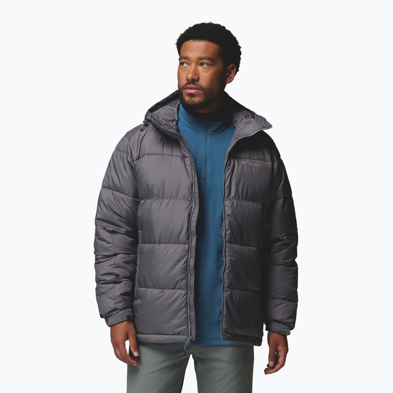 Мъжко подплатено яке Columbia Pike Lake II Hooded city grey 4