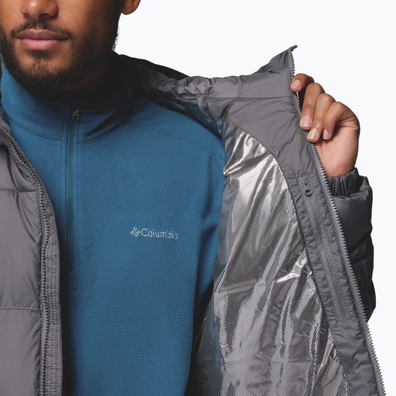 Мъжко подплатено яке Columbia Pike Lake II Hooded city grey 8