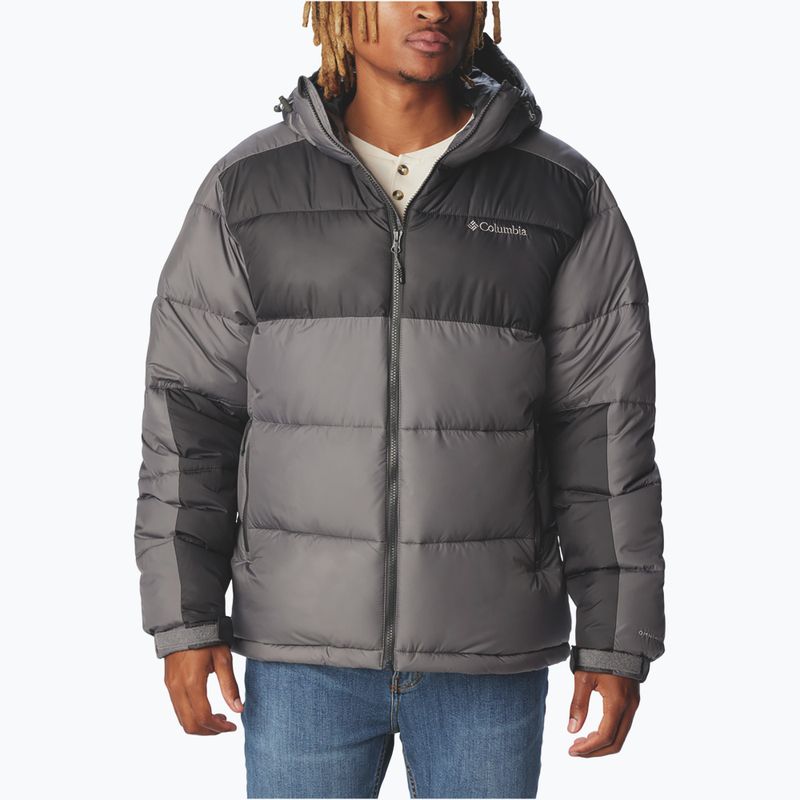 Мъжко подплатено яке Columbia Pike Lake II Hooded city grey 3