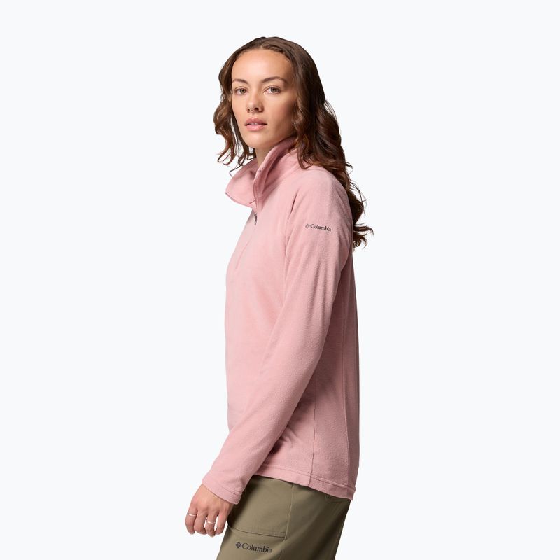 Дамски суитшърт от полар Columbia Glacial IV 1/2 Zip eraser pink 4