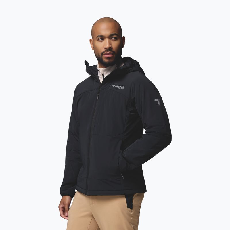 Мъжко ватирано яке Columbia Silver Leaf Lite Hooded black 4