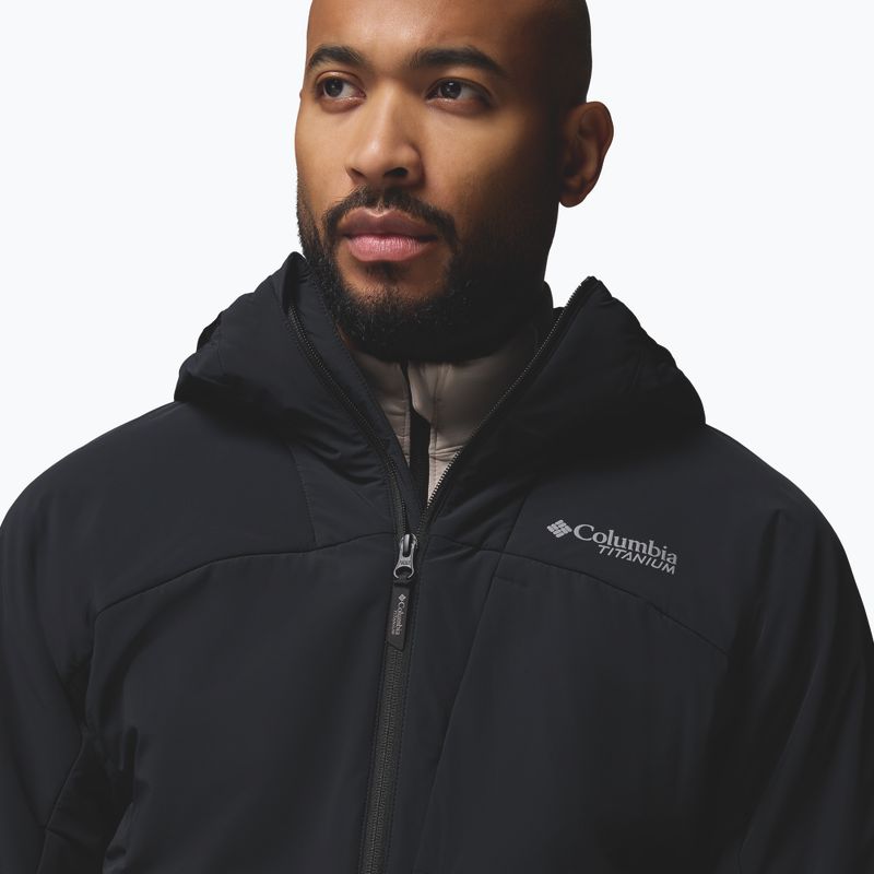 Мъжко ватирано яке Columbia Silver Leaf Lite Hooded black 7