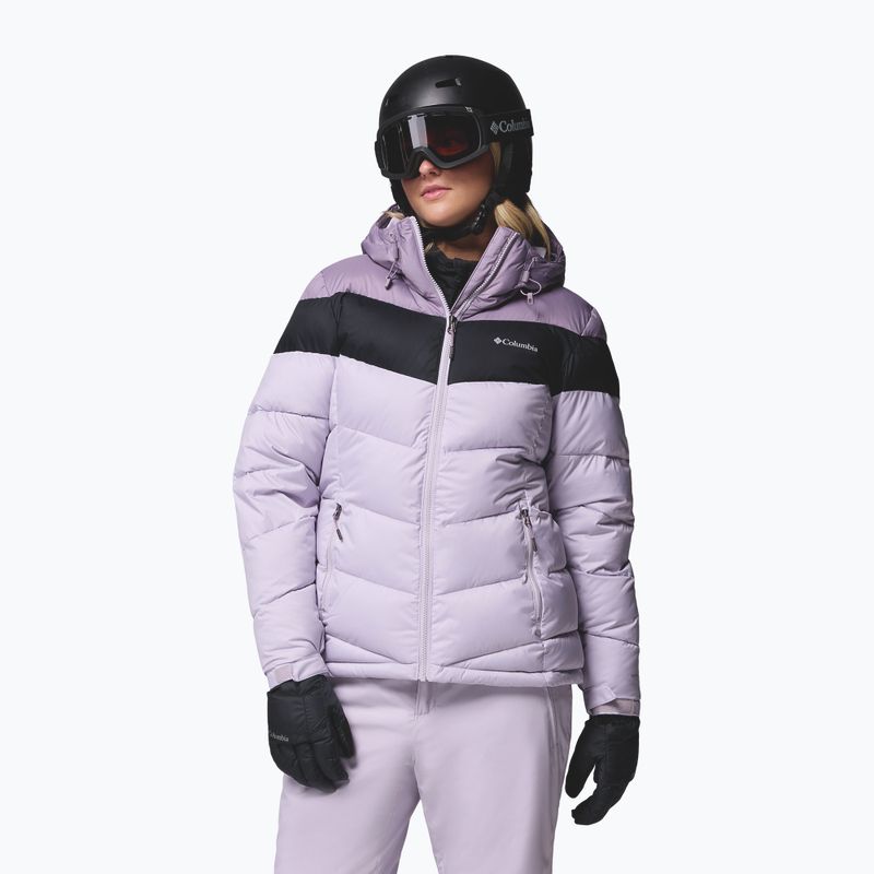 Дамско скиорско яке Columbia Abbott Peak II Ins lavender pearl/shale purple/black