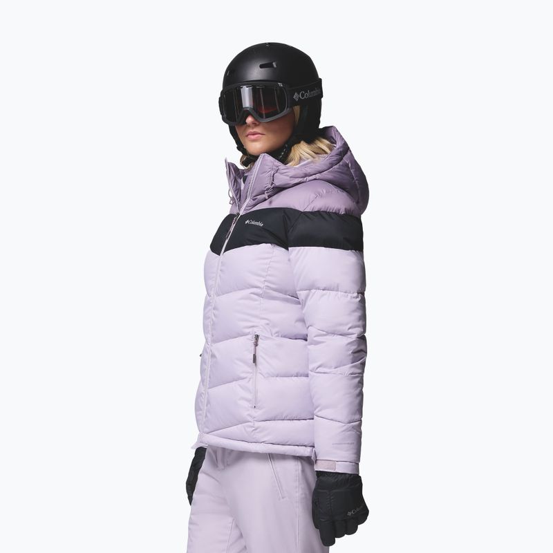 Дамско скиорско яке Columbia Abbott Peak II Ins lavender pearl/shale purple/black 4