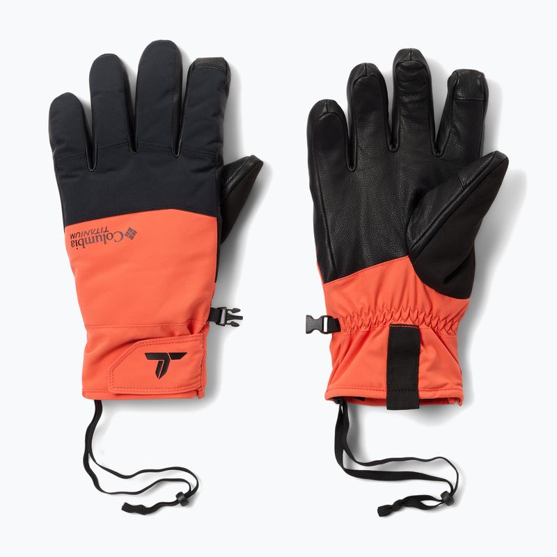 Мъжки туристически ръкавици Columbia PowBound zing/black
