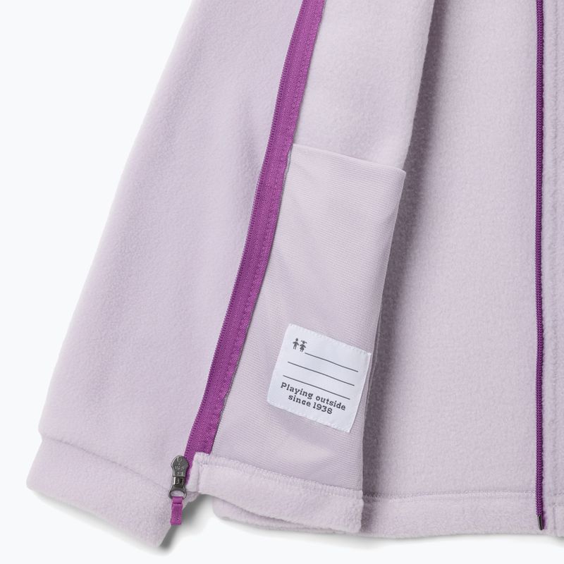 Детски поларен суитшърт Columbia Benton Springs Fleece lavender pearl 3