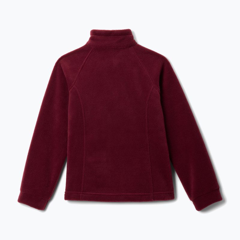 Детски поларен суитшърт Columbia Benton Springs Fleece rich wine 2