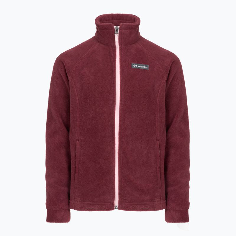 Детски поларен суитшърт Columbia Benton Springs Fleece rich wine