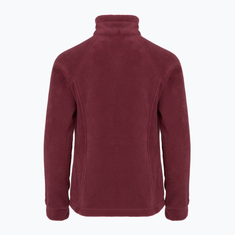 Детски поларен суитшърт Columbia Benton Springs Fleece rich wine 2