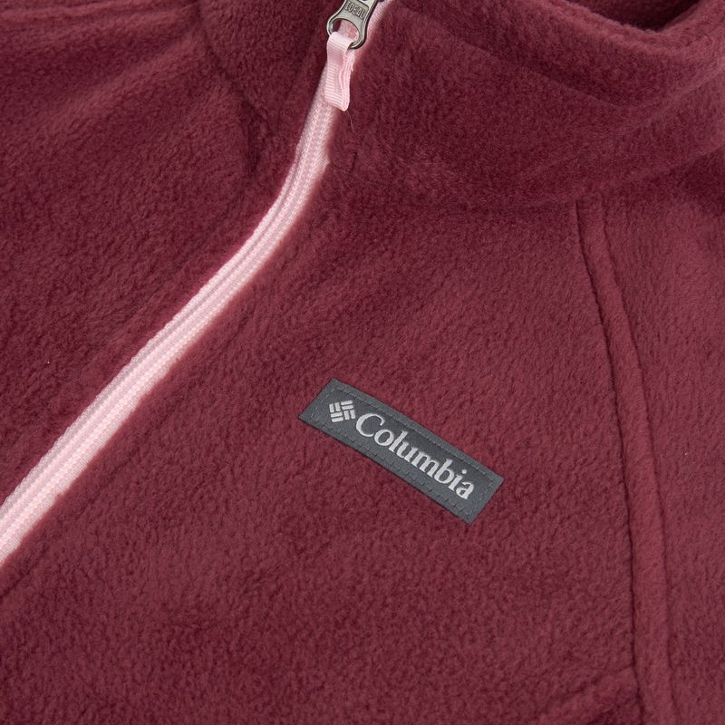 Детски поларен суитшърт Columbia Benton Springs Fleece rich wine 3