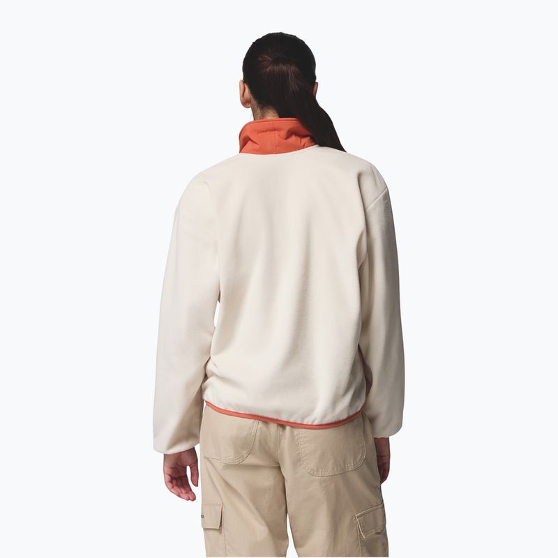 Дамски суитшърт Columbia Sequoia Grove 1/2 Zip Fleece chalk/eraser pink/tuscan 3