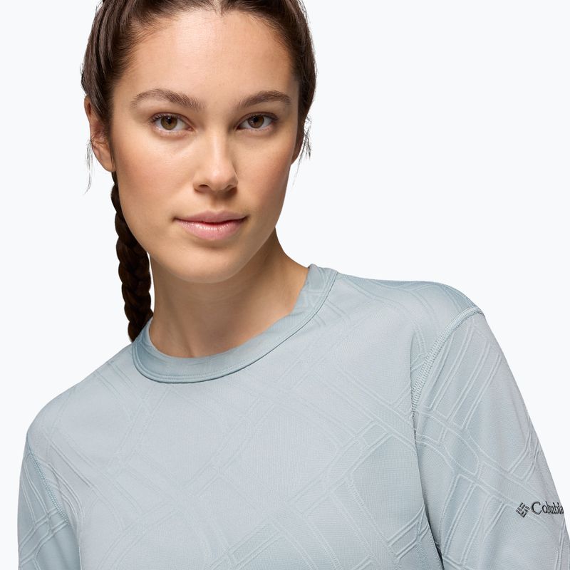 Дамска блуза с дълъг ръкав за трекинг Columbia Granite Point Crew crushed blue 5