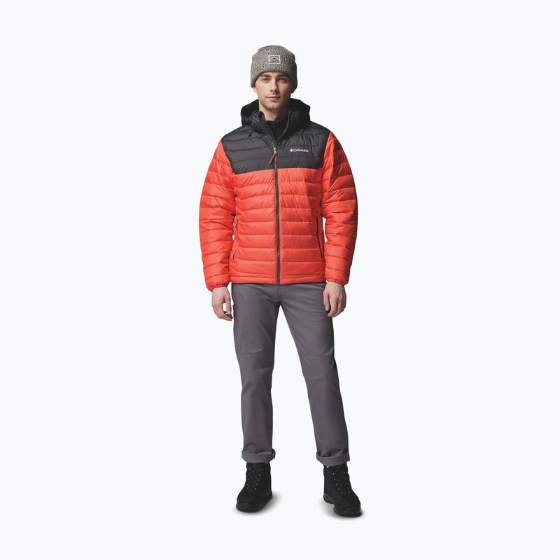 Мъжко яке Columbia Powder Lite II Hooded zing/shark 2