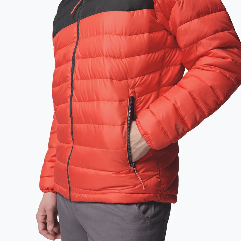 Мъжко яке Columbia Powder Lite II Hooded zing/shark 7