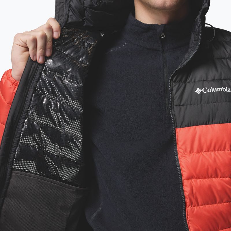 Мъжко яке Columbia Powder Lite II Hooded zing/shark 9