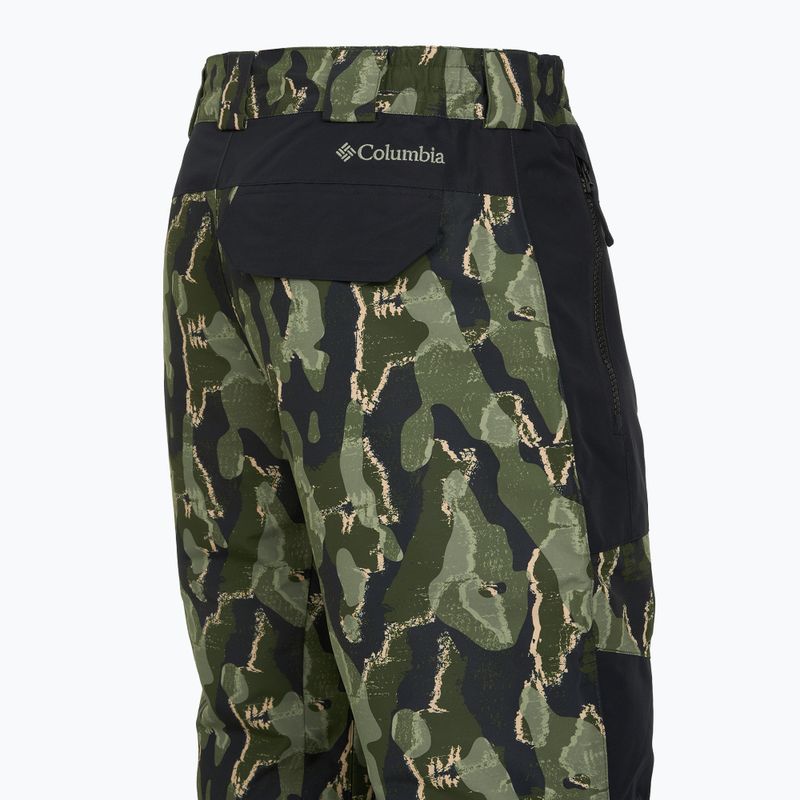 Мъжки панталони за сноуборд Columbia Coreshot Printed greenscape treebark print/black 14