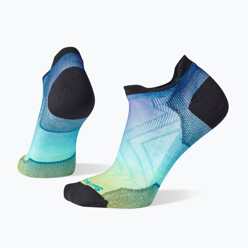 Дамски чорапи Smartwool Run Zero Cushion Ombre Print Low Ankle capri за бягане