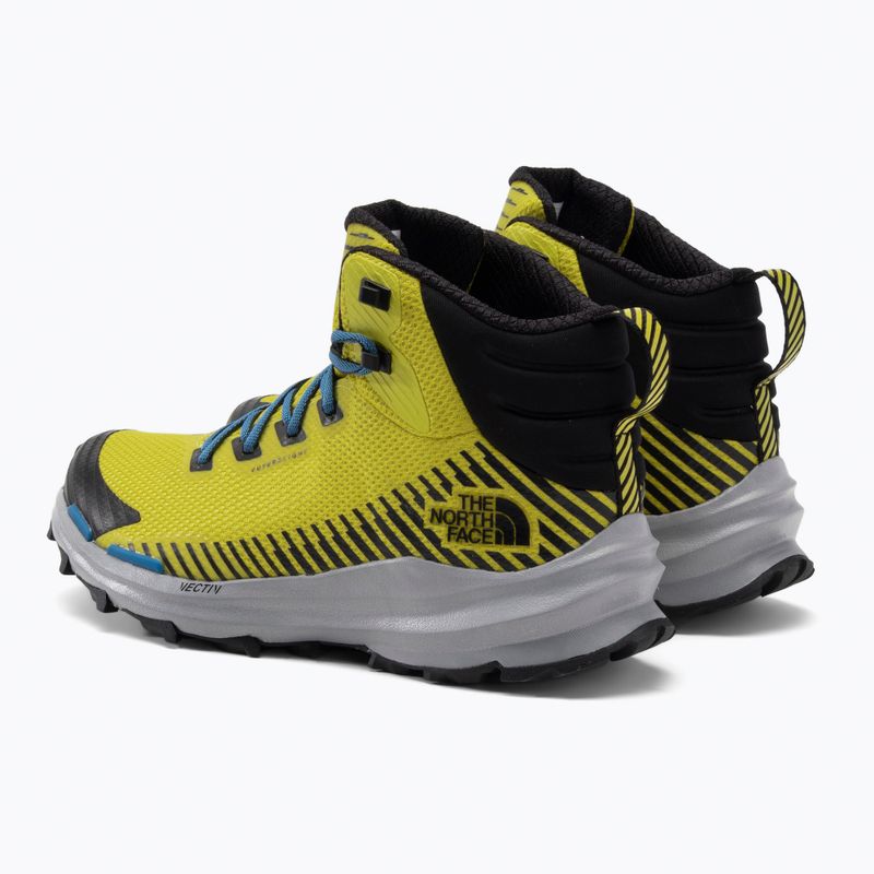 Мъжки туристически обувки The North Face Vectiv Fastpack Mid Futurelight acid yellow/black 3