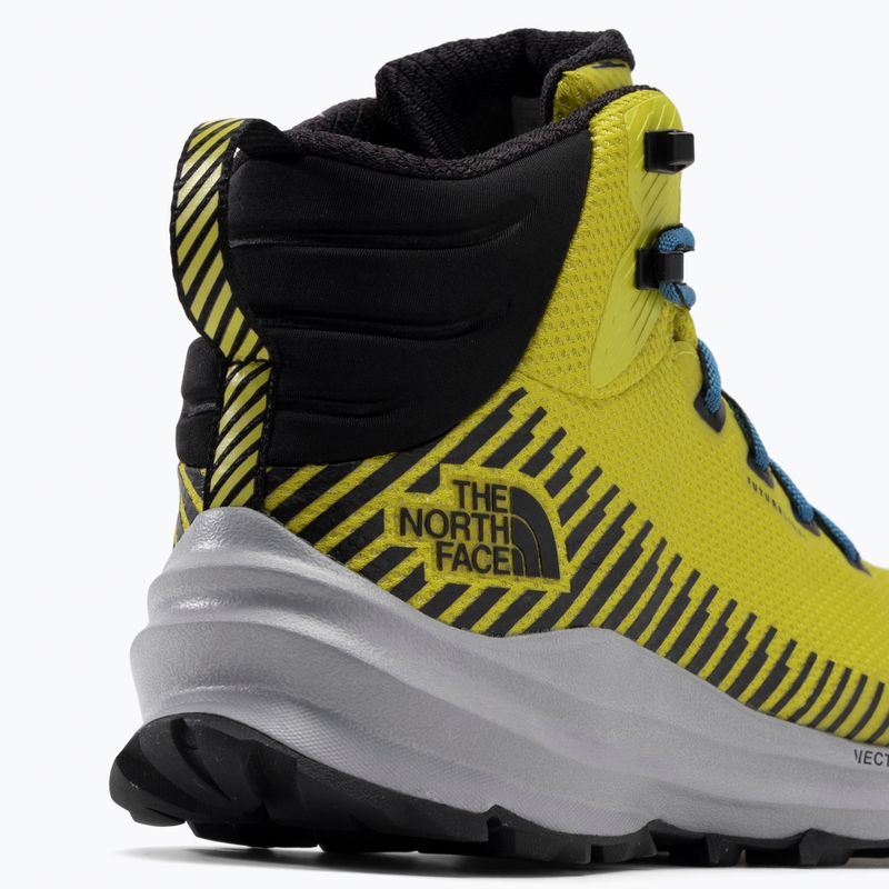 Мъжки туристически обувки The North Face Vectiv Fastpack Mid Futurelight acid yellow/black 8