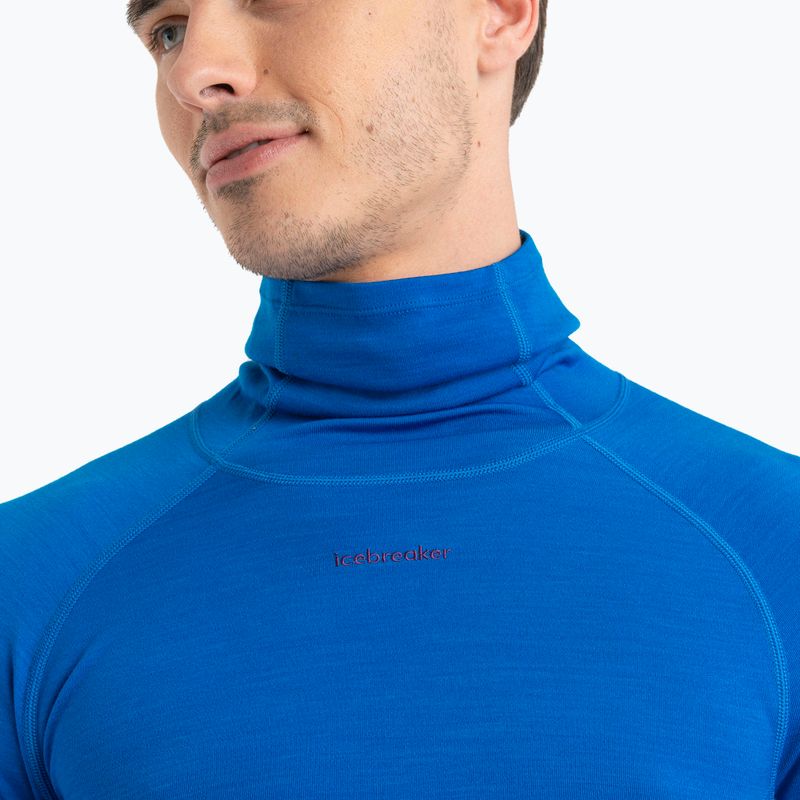 Мъжки термален суитшърт Icebreaker Merino Roll Neck lazurite 3