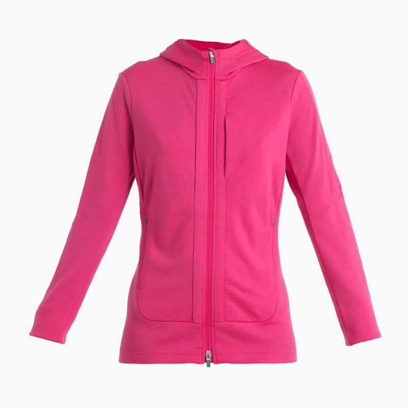 Icebreaker дамско яке за трекинг Quantum III Zip Hood tempo/electron pink/cb 8