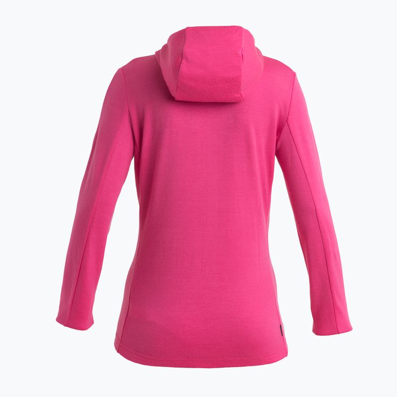 Icebreaker дамско яке за трекинг Quantum III Zip Hood tempo/electron pink/cb 9