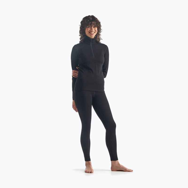 Дамска термоактивна блуза icebreaker 260 Tech LS Half Zip черна 2