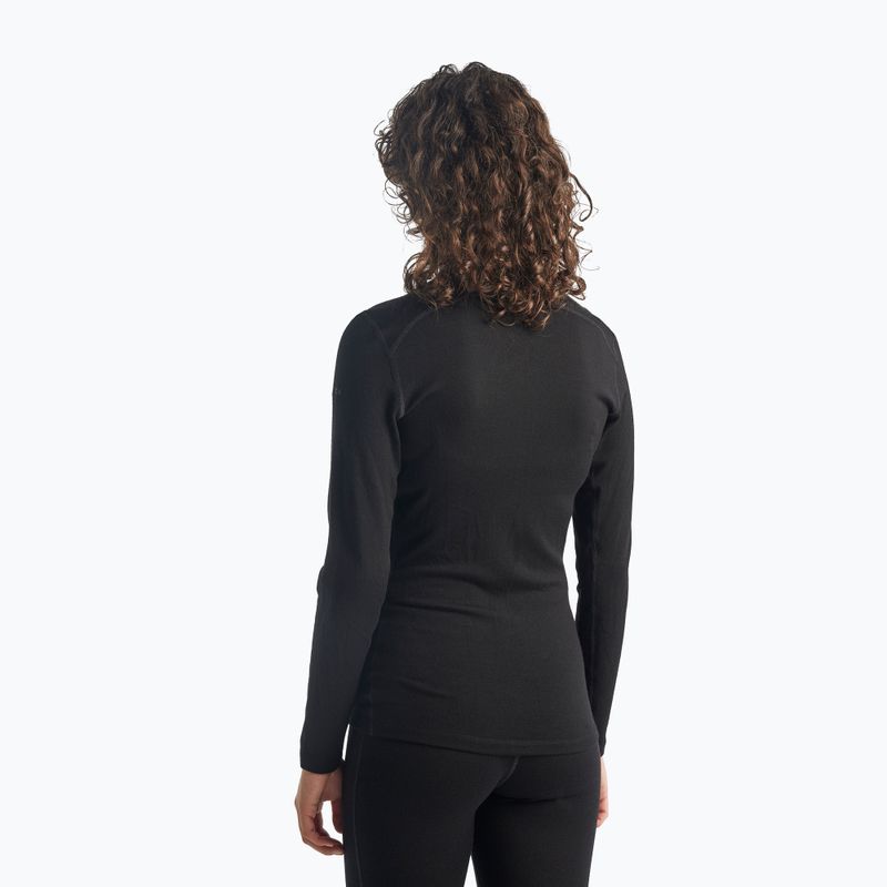 Дамска термоактивна блуза icebreaker 260 Tech LS Half Zip черна 3
