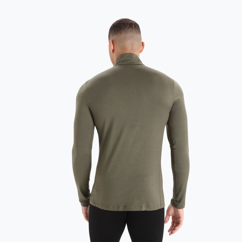 Мъжка термоактивна блуза icebreaker Merino 200 Oasis Half Zip loden 3