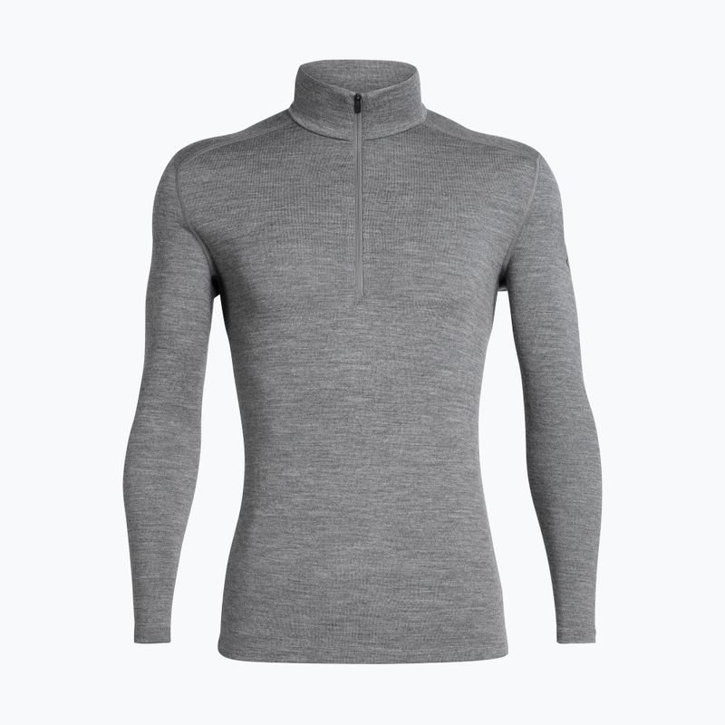 Мъжки термоактивен суитшърт Icebreaker 260 Tech LS Half Zip gritstone heather 7